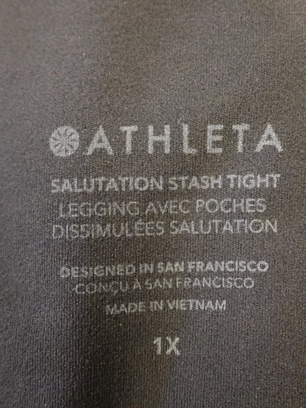 Athleta Black High-Rise Leggings - Picture 3 of 12